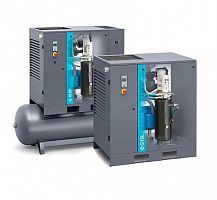 Винтовой компрессор Atlas Copco G 15L-13 500 на ресивере