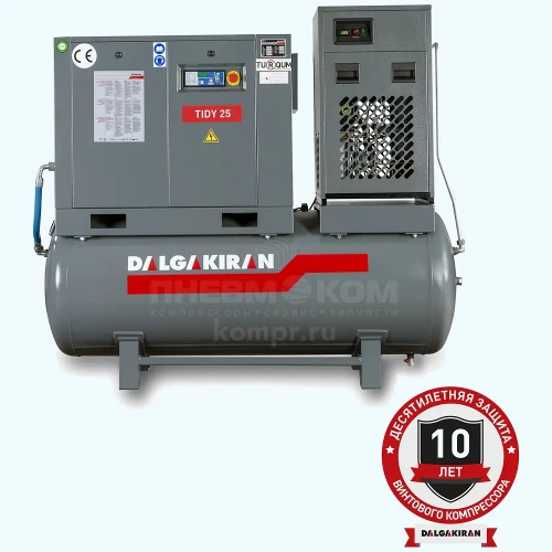 Винтовой компрессор Dalgakiran Tidy25-14,5-900D Винтовой компрессор Dalgakiran Tidy25-14,5-900D характеристики ✔️ описание