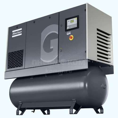 Винтовой компрессор Atlas Copco GA 22 13 FF с ресивером характеристики ✔️ описание