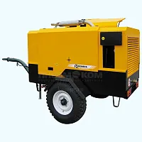 Дизельный компрессор Remeza ДК 10 10 (на шасси с  дышлом)