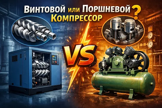 Что лучше: винтовой или поршневой компрессор?