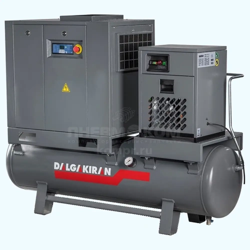 Винтовой компрессор Dalgakiran Tidy 5-10-250D (O) Compact характеристики ✔️ описание