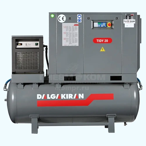 Винтовой компрессор Dalgakiran Tidy 20-10-500D (O) Compact Винтовой компрессор Dalgakiran Tidy 20-10-500D (O) Compact характеристики ✔️ описание