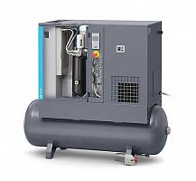 Винтовой компрессор Atlas Copco G 5-8 270 на ресивере с осушителем