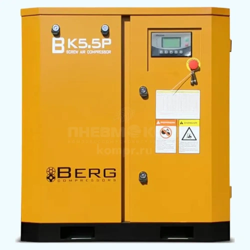 Винтовой компрессор Berg ВК-5.5Р-E 7 (IP54) фото 2 Винтовой компрессор Berg ВК-5.5Р-E 7 (IP54) характеристики ✔️ описание фото 2