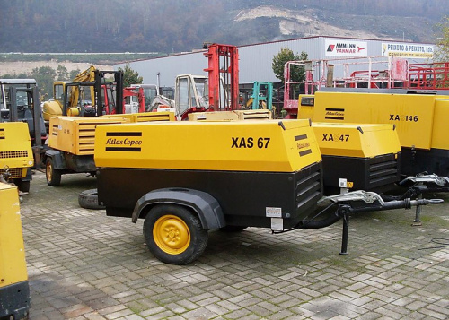 Дизельный компрессор Atlas Copco XAS 67 DdG со встроенным генератором характеристики ✔️ описание  36  фото 2