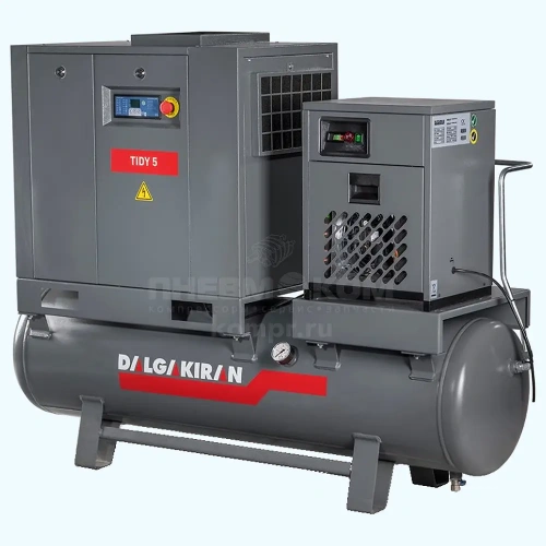Винтовой компрессор Dalgakiran Tidy5-13 250D Compact характеристики ✔️ описание