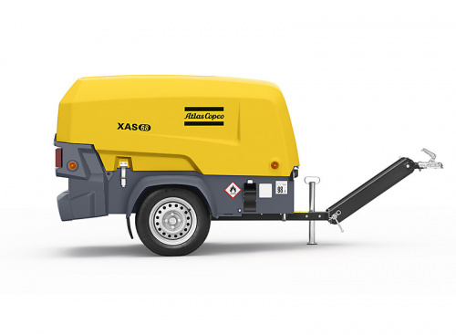 Дизельный компрессор Atlas Copco XAS 68 KD характеристики ✔️ описание 3000 33.0  фото 2