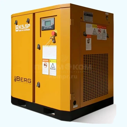 Винтовой компрессор Berg ВК-5.5Р-E 7 (IP54) Винтовой компрессор Berg ВК-5.5Р-E 7 (IP54) характеристики ✔️ описание