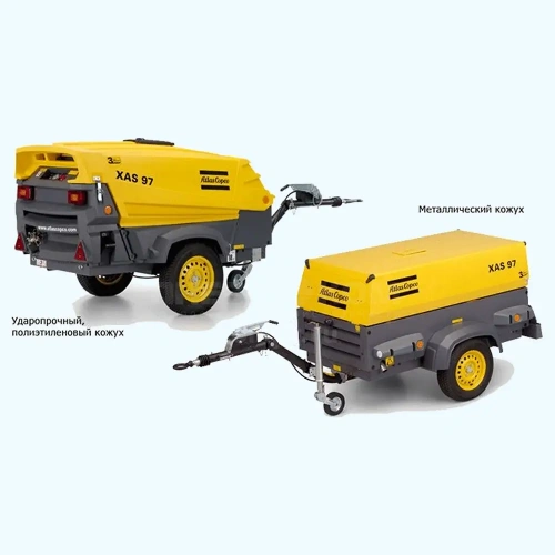 Дизельный компрессор Atlas Copco XAS 97 Дизельный компрессор Atlas Copco XAS 97 характеристики ✔️ описание