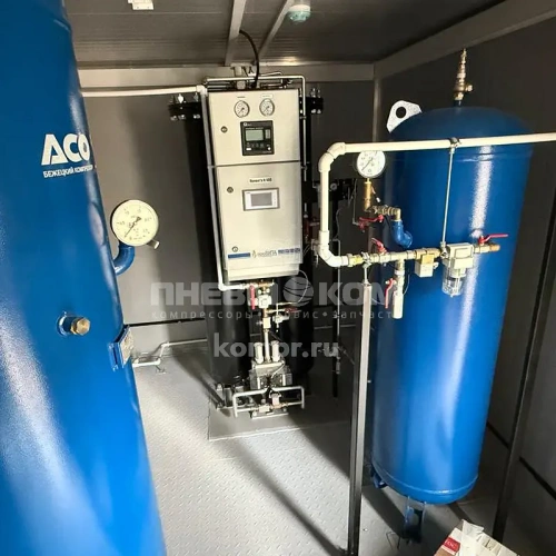 Азотная станция на базе компрессора Berg ВК-7,5/10 и генератора азота «Провита-N400» характеристики ✔️ описание фото 8